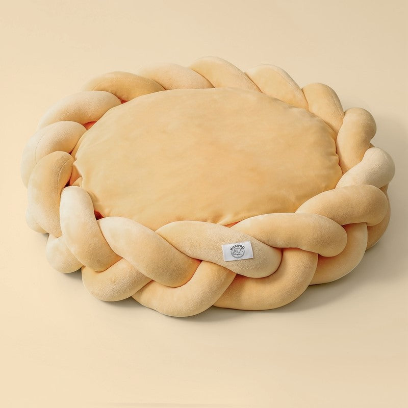 Panier nid rond pour chien et chat | Coussin moelleux & confortable anti-stress | Panier, lit et accessoires design pour animaux - CoconDou