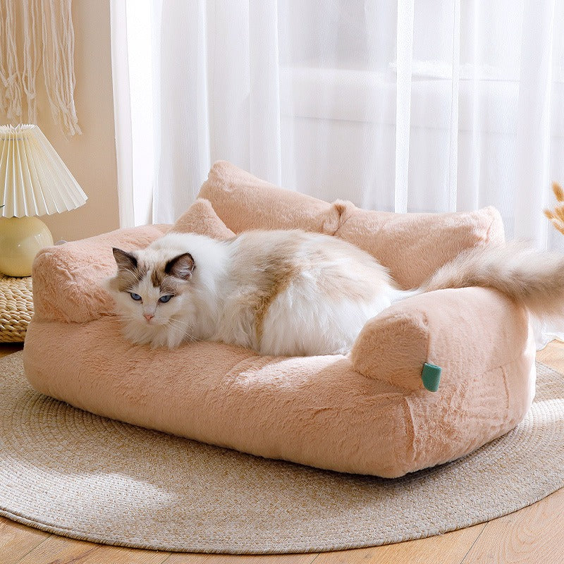 Lit Sofa de Luxe pour Chats et Petits Chiens – Confort & Élégance | Panier, lit et accessoires design pour animaux - CoconDou