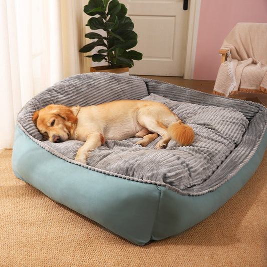 Panier-Lit Douillet pour Grands Chiens | Coussin Hiver Chaud et Confortable | Panier, lit et accessoires design pour animaux - CoconDou
