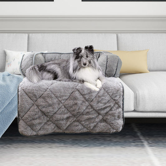 Couverture & Coussin de Luxe pour Animaux – Tissu Lin & Peluche Douce | Confort Automne-Hiver pour Chiens et Chats | Panier, lit et accessoires design pour animaux - CoconDou