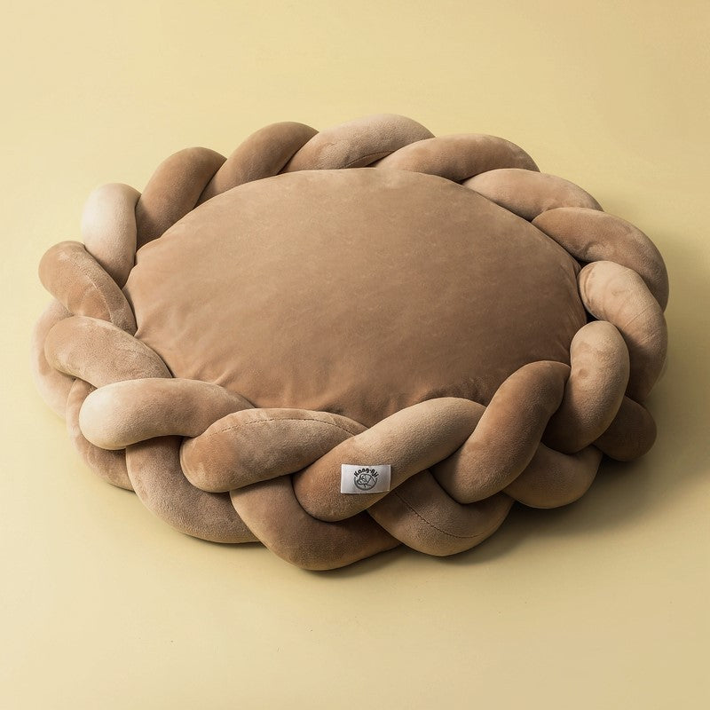 Panier nid rond pour chien et chat | Coussin moelleux & confortable anti-stress | Panier, lit et accessoires design pour animaux - CoconDou