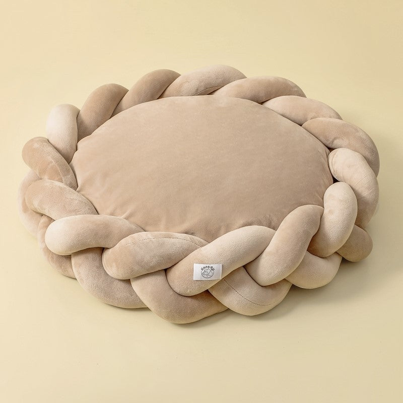 Panier nid rond pour chien et chat | Coussin moelleux & confortable anti-stress | Panier, lit et accessoires design pour animaux - CoconDou