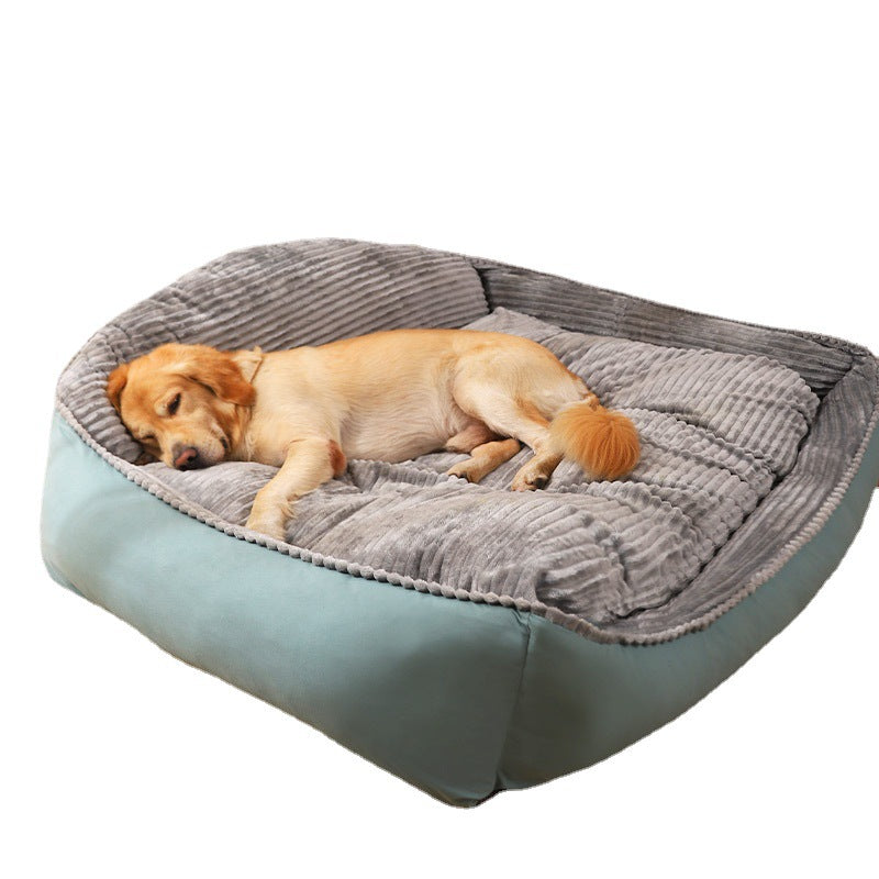 Panier-Lit Douillet pour Grands Chiens | Coussin Hiver Chaud et Confortable | Panier, lit et accessoires design pour animaux - CoconDou