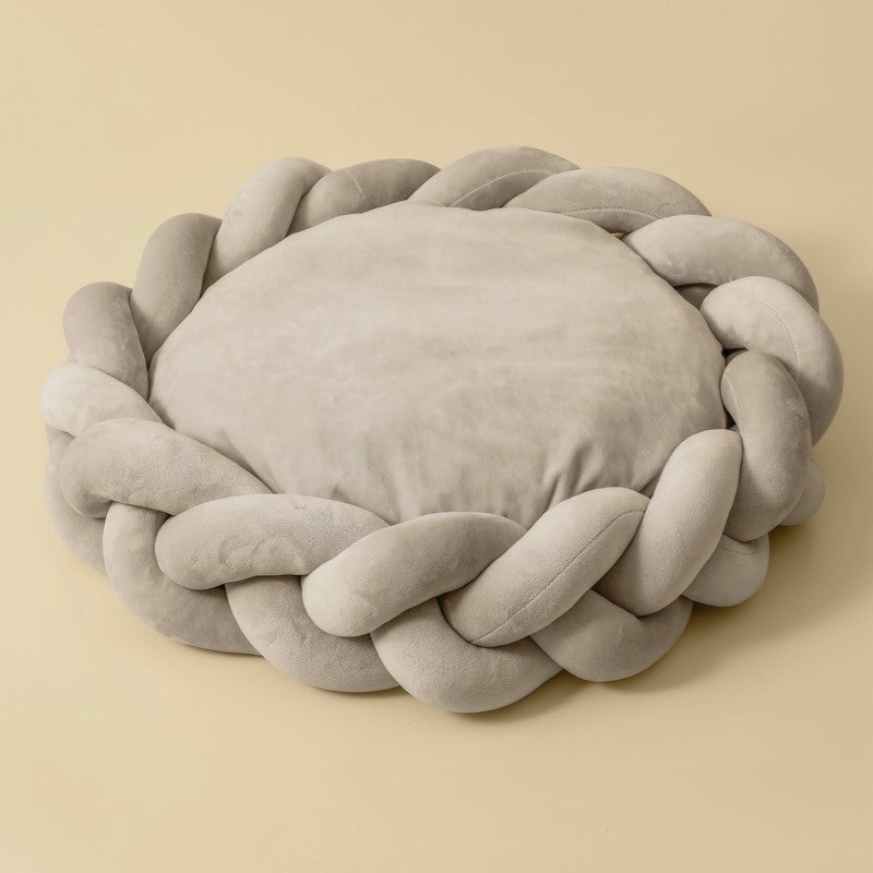 Panier nid rond pour chien et chat | Coussin moelleux & confortable anti-stress | Panier, lit et accessoires design pour animaux - CoconDou