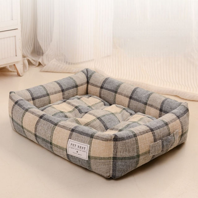 Panier Lit pour Chien & Chat – 4 Saisons, Déhoussable et Lavable | Confort Premium Oxford Imperméable | Panier, lit et accessoires design pour animaux - CoconDou