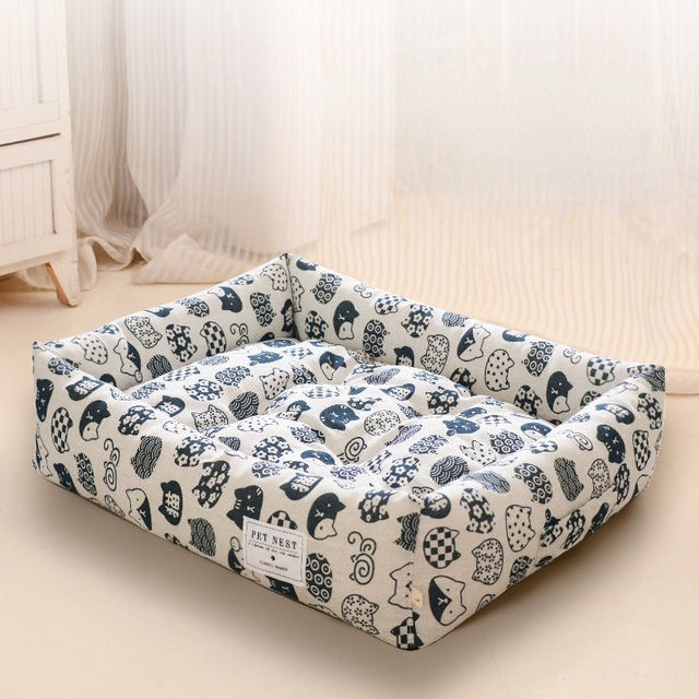 Panier Lit pour Chien & Chat – 4 Saisons, Déhoussable et Lavable | Confort Premium Oxford Imperméable | Panier, lit et accessoires design pour animaux - CoconDou