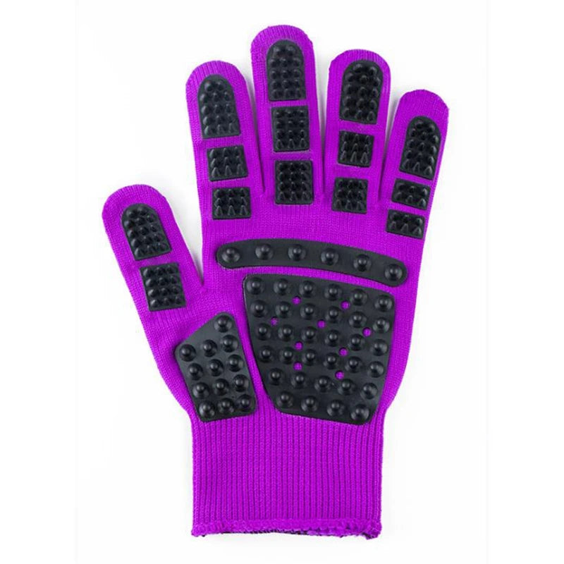 1pcs Pet Glove Cat Grooming Glove Cat Hair Deshedding Brush Gloves Dog Comb | Panier, lit et accessoires design pour animaux - CoconDou